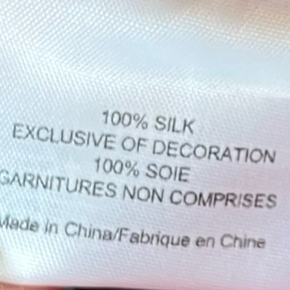 Tory Burch Silk Geometric Print Ruffle High V Neck 3/4 Tunic Blouse Top Sz 4 - Picture 9 of 11